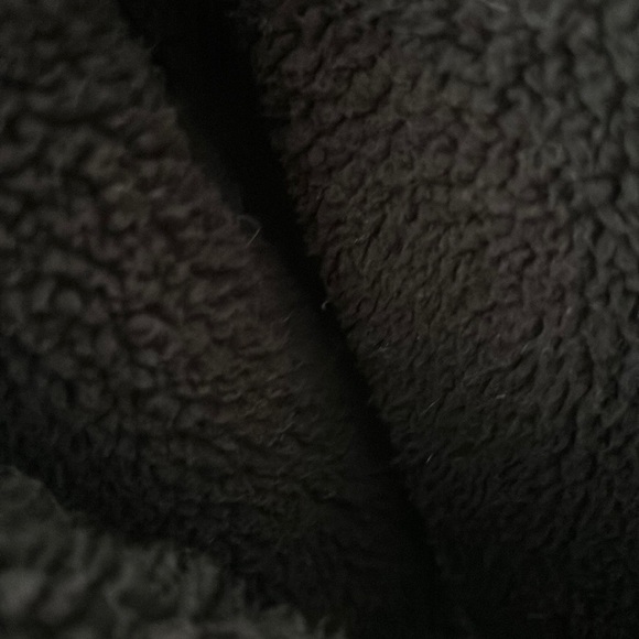 Fleece-lined Hooded flannel quarter zip - Picture 3 of 3